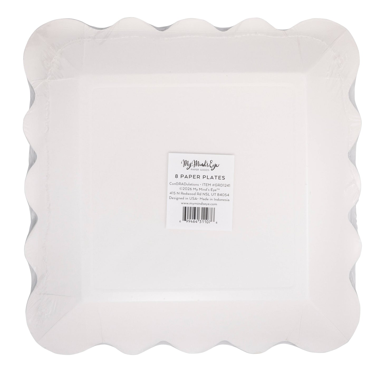 “ConGRADulations!” 🎓 Bold Graduation Dinner Plates by My Mind’s Eye