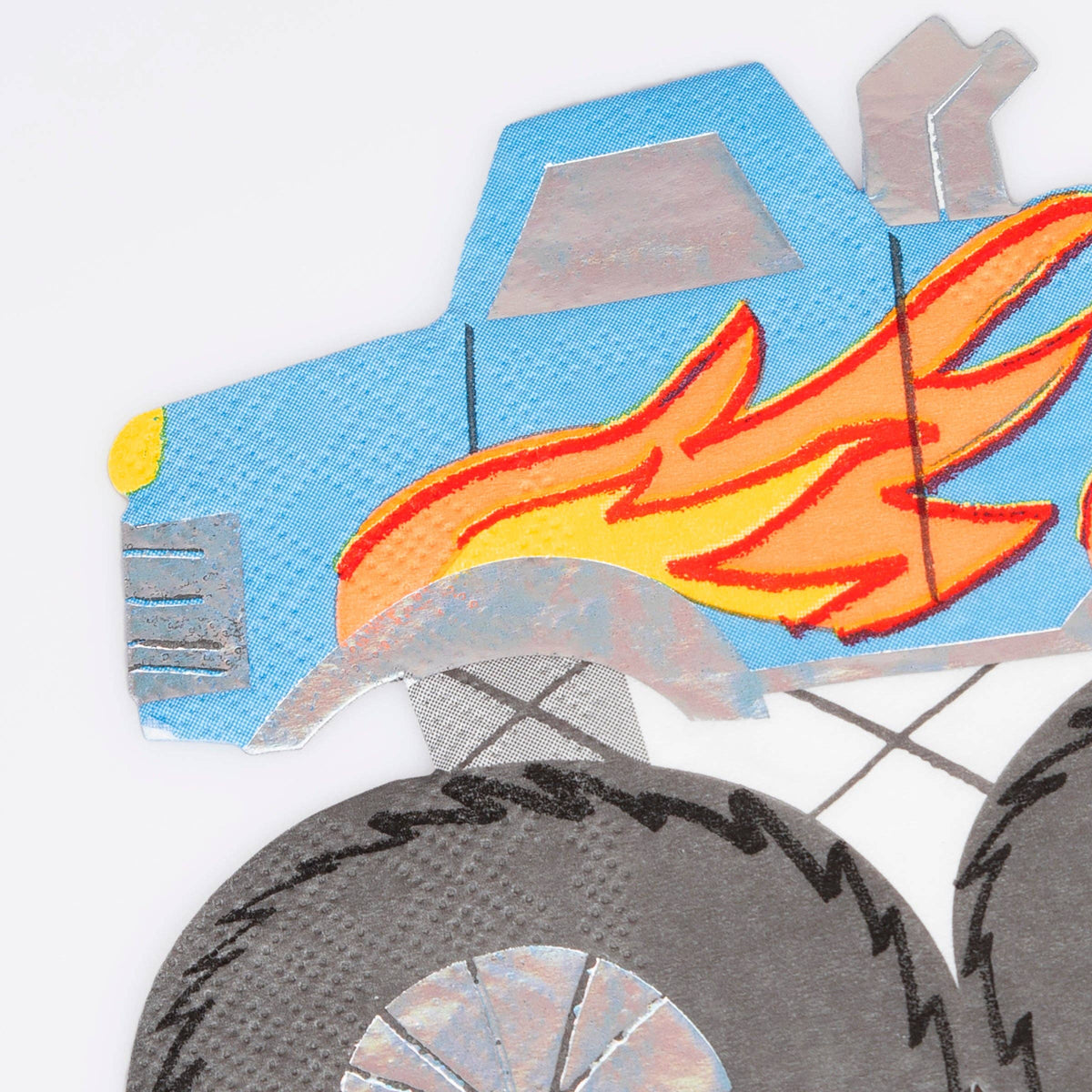 "Vroom Vroom" 🏎️ Monster Truck Paper Napkins by Meri Meri