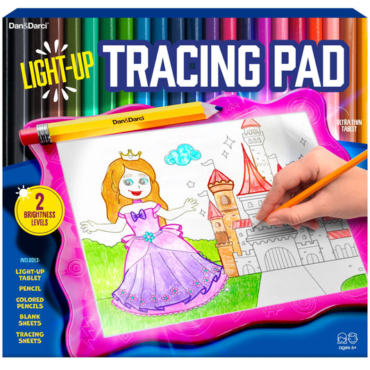 "Trace Race" ✏️ Light-Up Tracing Pad by Dan&Darci