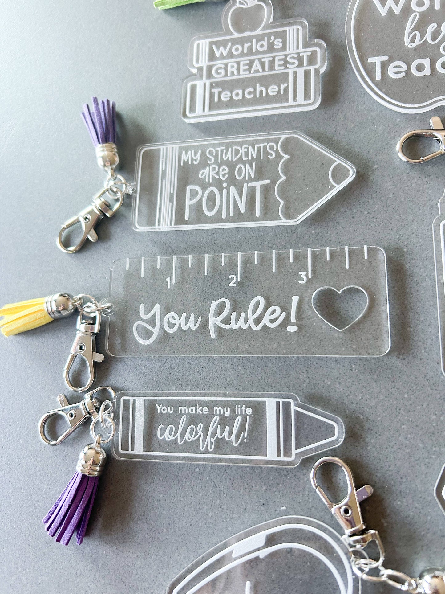 “My Students are on Point” ✏️ Teacher Keychain