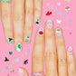 Emerald City Nail Stickers - 604 adhesive nail stickers, witch, wizard manicure