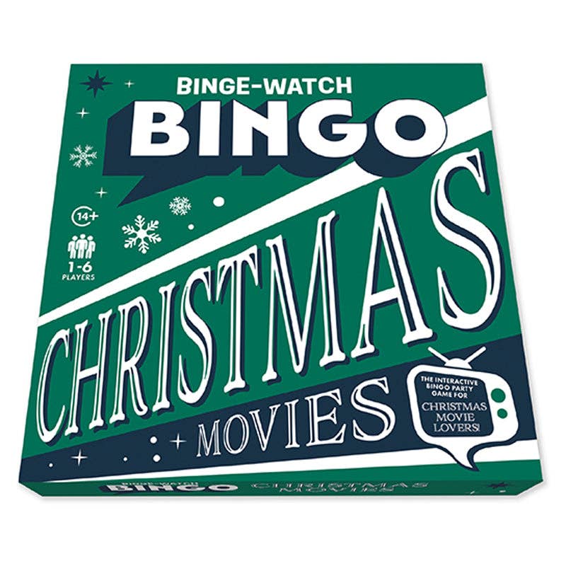 Christmas movie bingo game cards layout