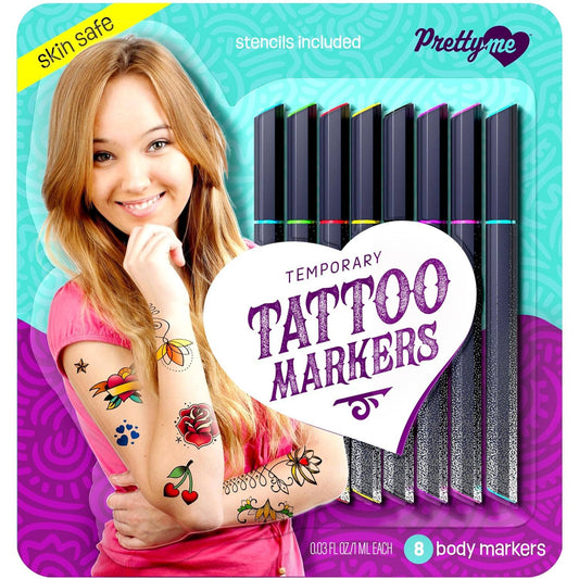 "Ink Drop" 🖌️ Skin-Safe Temporary Tattoo Marker Set by Dan&Darci