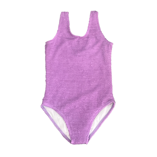 "Lavender Haze" 💜 Lavender Crinkle Swimsuit by Tweenstyle