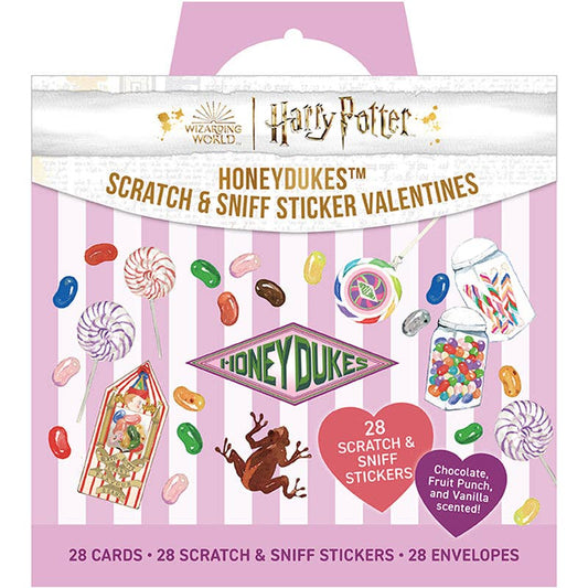 “Scratch and Sniff” 🍬 Harry Potter Scratch and Sniff Honeydukes Valentine Set by Meri Meri