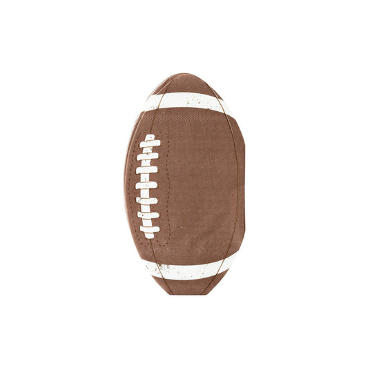 “Let’s Go” 🏈 Football Shape Disposable Napkin