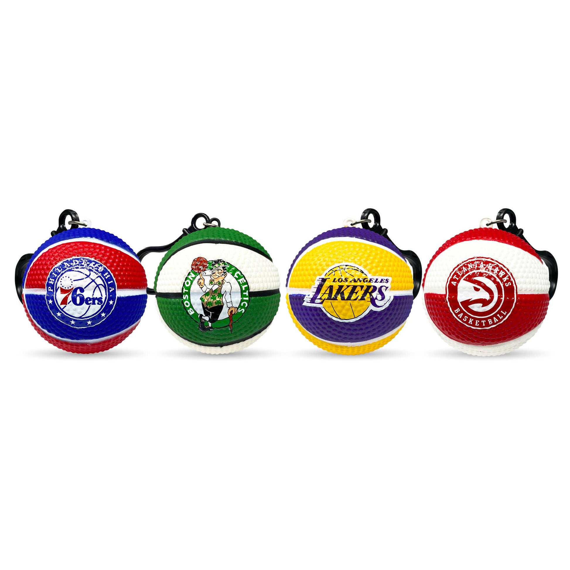 Soft Slo‑Foam NBA team basketball keychain toys