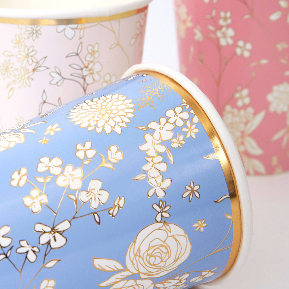 "Tea Time Garden" 🌺 English Garden Party Cups by Meri Meri