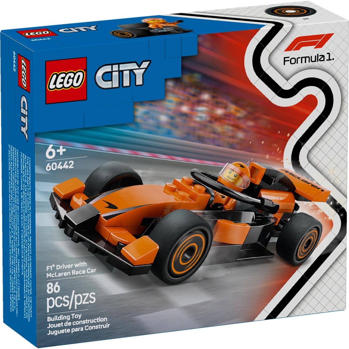 "Start Your Engines" 🏎️ LEGO City F1 Driver & McLaren Race Car (86 pcs)