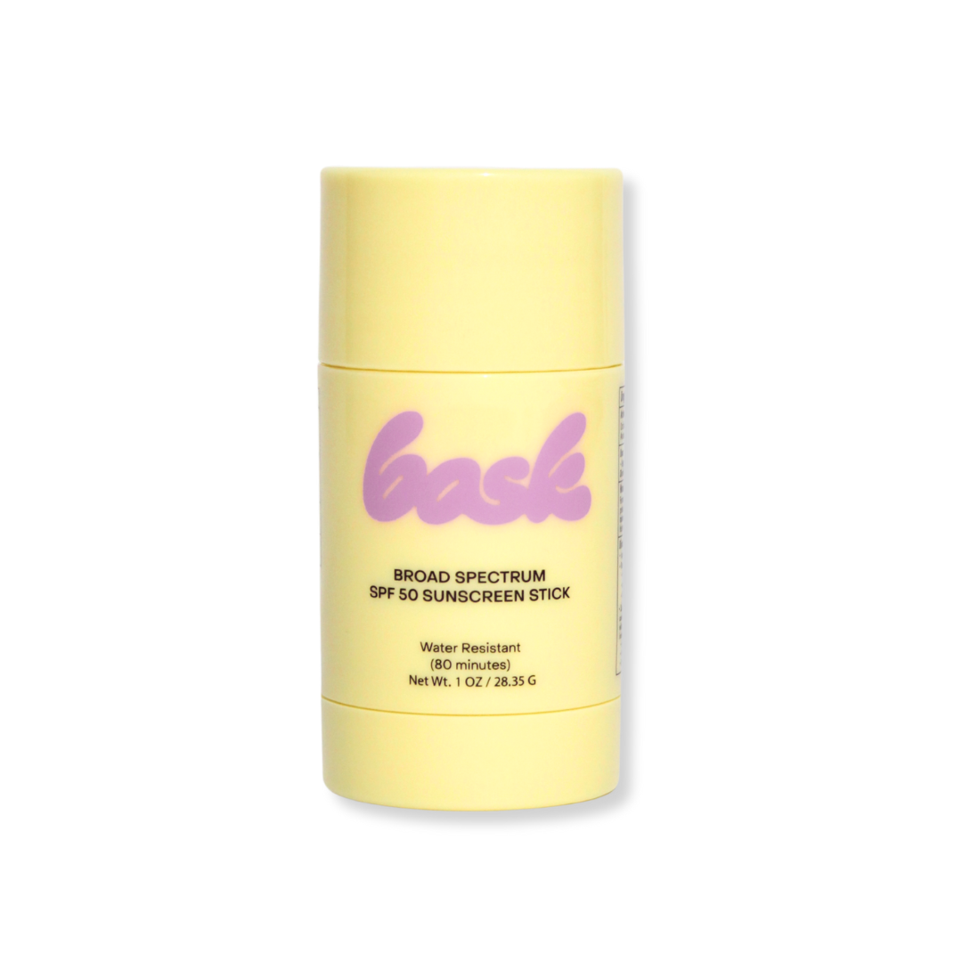"Swipe & Protect" ☀️ Bask SPF 50 Fragrance-Free Sunscreen Stick (Face & Lip)