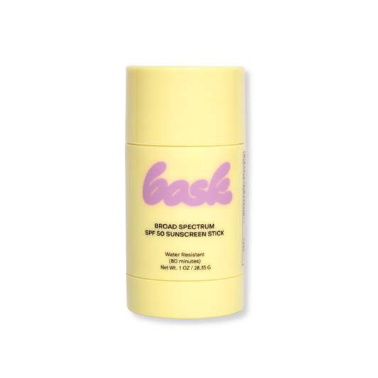 "Swipe & Protect" ☀️ Bask SPF 50 Fragrance-Free Sunscreen Stick (Face & Lip)