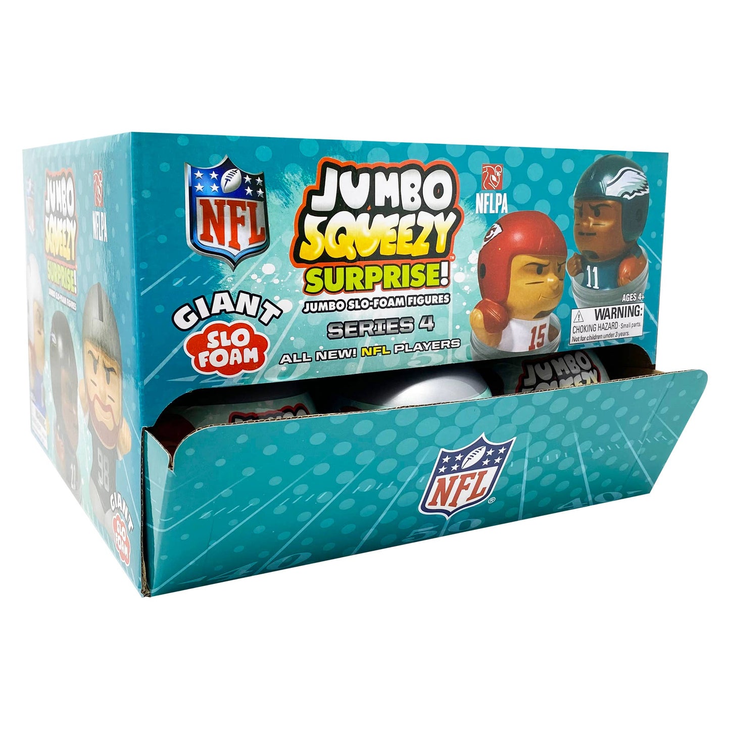 “Big League Squeeze” 🏈 NFL Jumbo Squeezy Capsule 2025