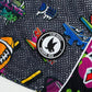 "Fourth & Graffiti" 🏈 Boys Football Print Mesh Shorts by Flow Society