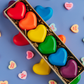"All Heart" ❤️ Rainbow Heart-Shaped Crayons by Wonder Hue Crayon Co.