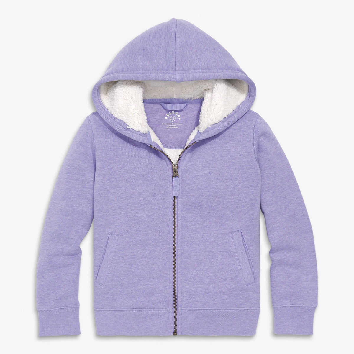 "Teddy Hugs" 🧸 Kids Fleece-Lined Zip Hoodie by Primary