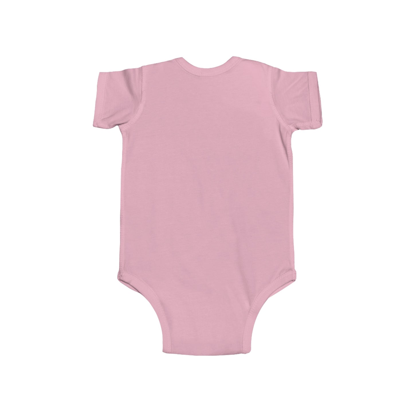 Trendy Cowboy Ghost Trick or Treat baby onesie featuring a cute ghost in a cowboy outfit holding a candy bag. Made from 100% combed ringspun cotton, this short-sleeved bodysuit is comfortable, lightweight, and perfect for baby boys or girls aged 6M-24M.