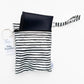 "Tidy Traveler" 🍽️ Slate Blue Brush Stripe Placemat Set by Calla & Friends