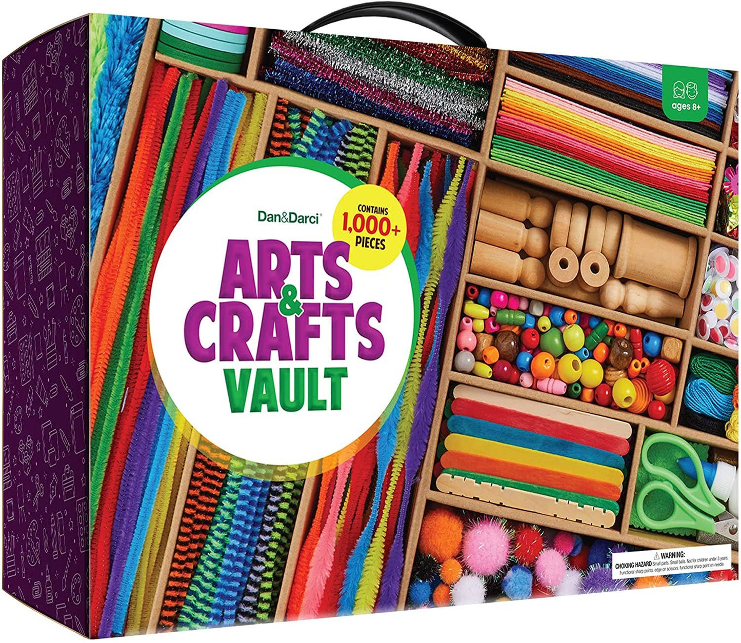 "Crafty Vault" 🎨 Mega Arts & Crafts Set by Dan&Darci