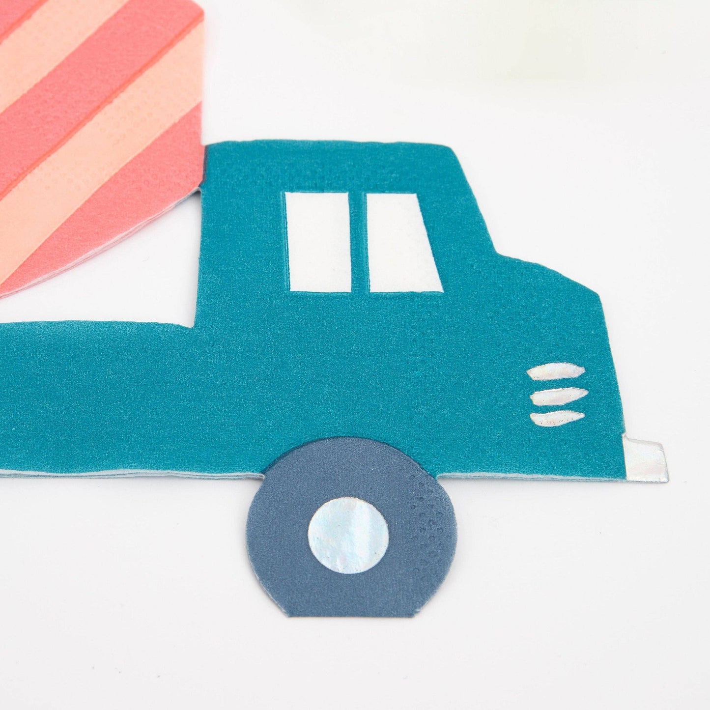 "Hard Hat Snack Time" 🚧 Construction Party Napkins by Meri Meri