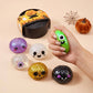 12PCS - Halloween Glitter Steamed Bao Bun Dumpling Squeeze Squishy Stress Relief Toy