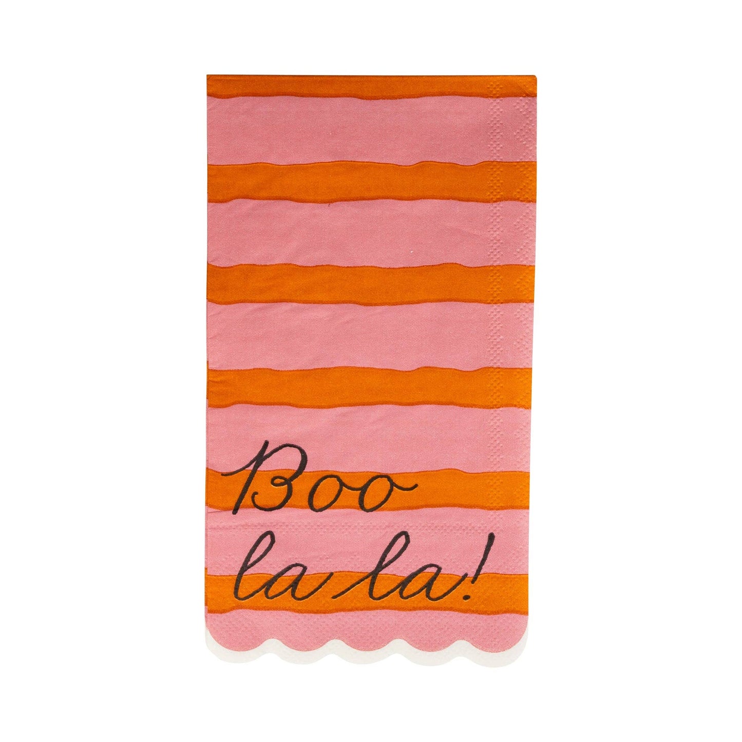 “Boo La La” 🎃 Pink & Orange Halloween Dinner Napkins (24 Count) by My Mind's Eye