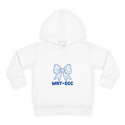 “Heart on Her Sleeve” 🎀 Heart-Filled Statement Bow WRT ECC Toddler Hoodie by CGO