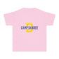Youth T-Shirt — Camp Danbee Yellow Tee with Letter D