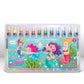 Twistable Metallic Gel Crayons – No Sharpening Needed, Mess-Free Fun! 