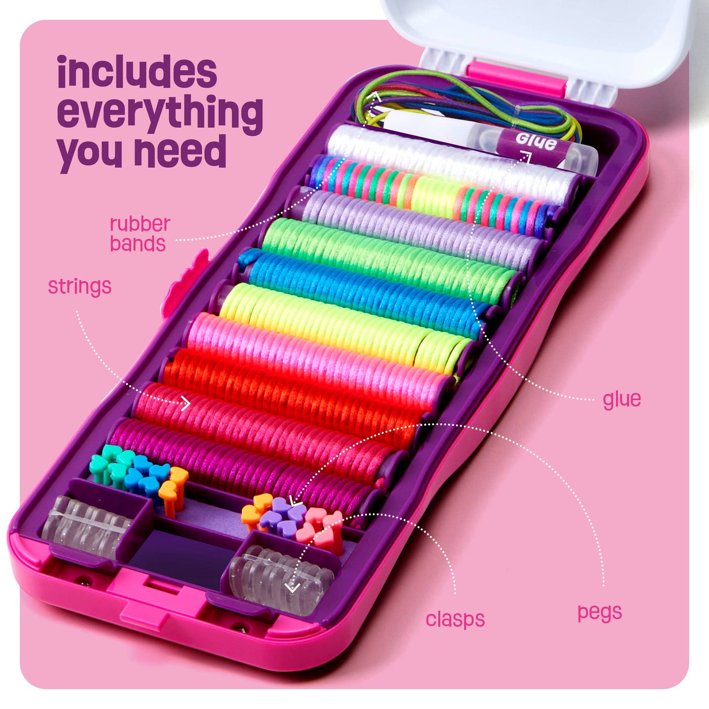 "BFF Beads" 💖 Friendship Bracelet Making Kit by Dan&Darci