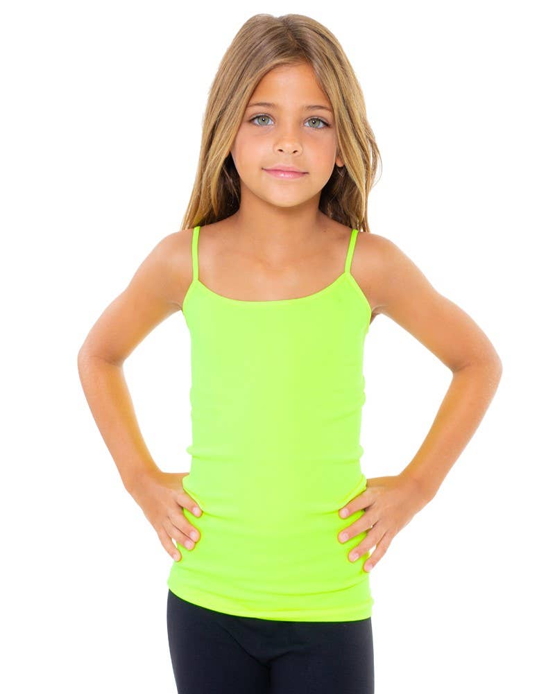 "Layer Up, Cutie" 💚 Girls Full Camisole Dark Emerald by Malibu Sugar