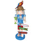 14″ Welcome to Paradise Nutcracker with parrot and margarita