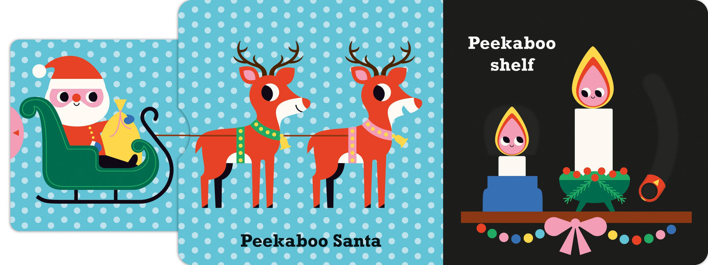 “Peekaboo: Santa” 🎅 Board Book for Babies