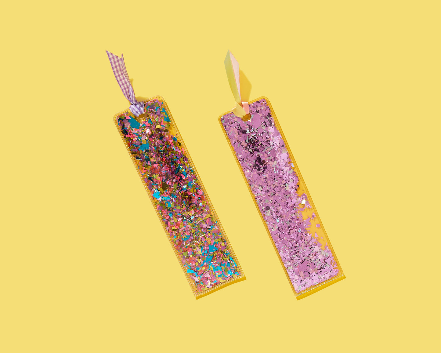 “Page Turner” 🎉 Happy Confetti & Gingham Ribbon Bookmark by Taylor Elliott Designs