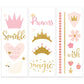 “Sparkle Like a Princess” 👑 Princess Temporary Tattoos