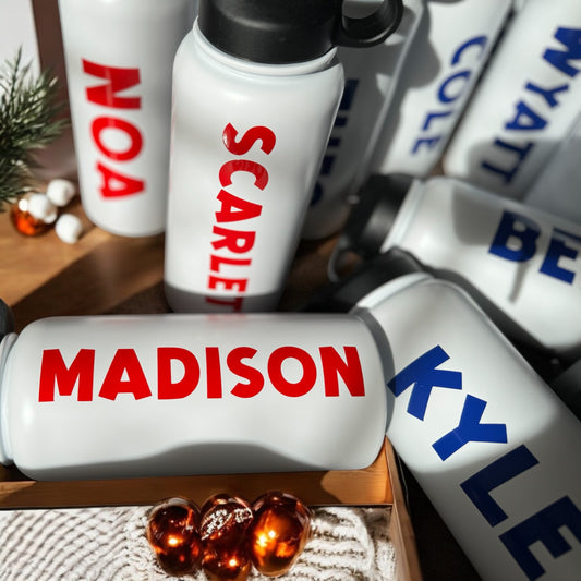 “Too Cool for School” 💦 Custom Personalized Water Bottle