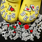 Fancy PVC shoe charms for Crocs shoes