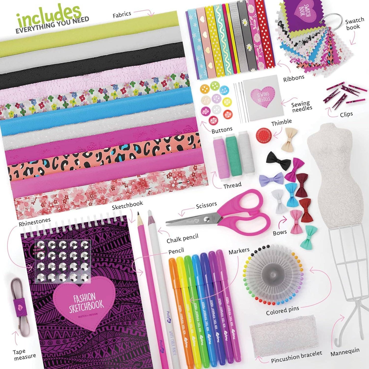 "Sew Chic" ✂️ Fashion Design Studio Sewing Kit by Dan&Darci