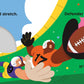 Interactive sports board book for kids