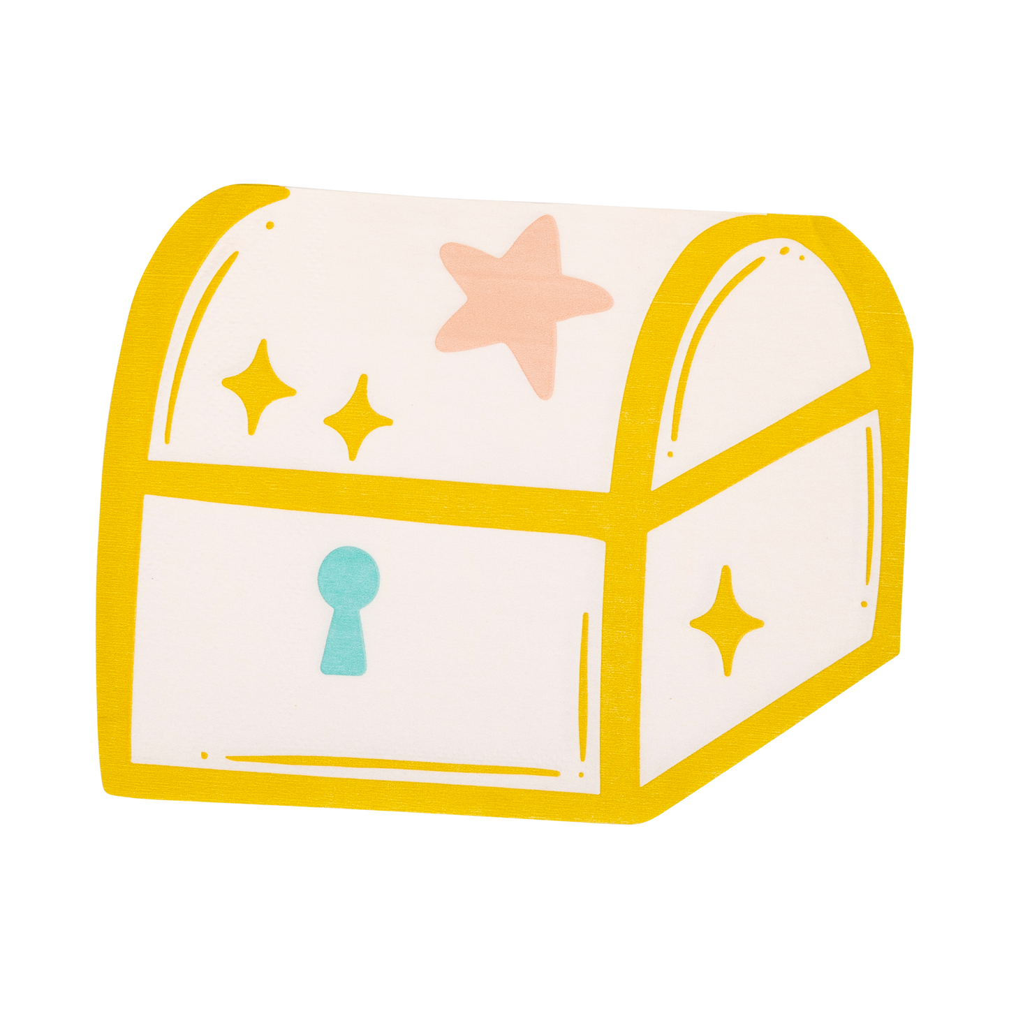 “Mermaid Treasure”  🧜‍♀️ Mermaid Treasure Chest Napkin