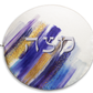 Colored Brushstroke PU Leather Matzah Cover with Zipper