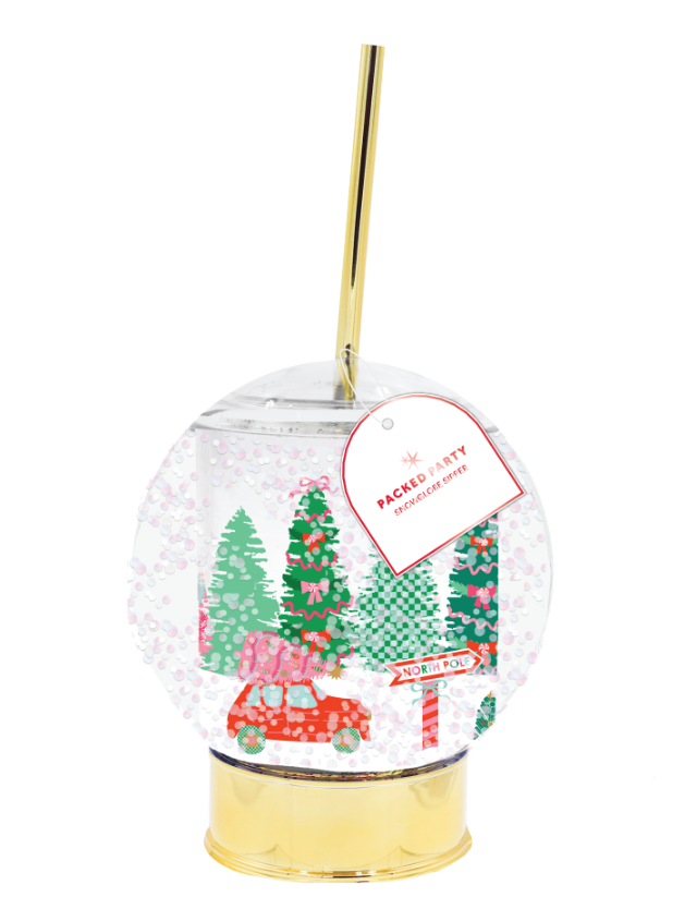 “Snow Sip Show” ❄️ Snow Globe Holiday Tumbler
