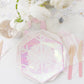 Iridescent foil snowflake plates, perfect for winter wonderland themes