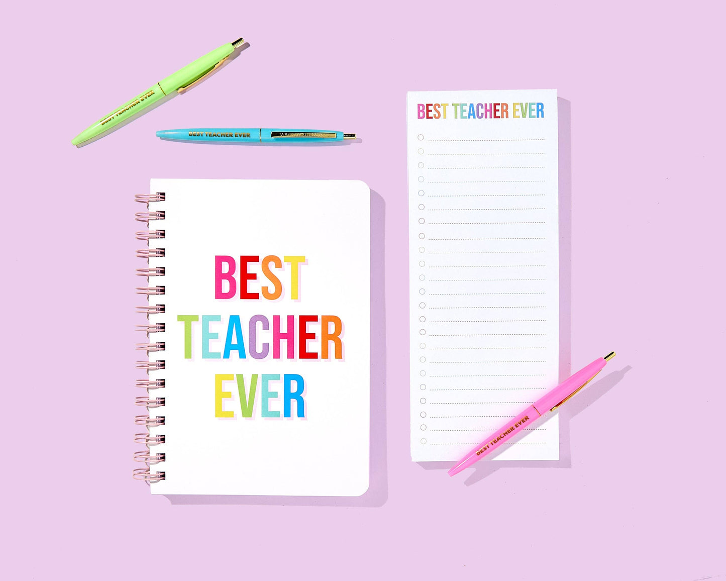 “Apple of Their Eye” 🍎 Best Teacher Ever Pen Set by Taylor Elliott Designs