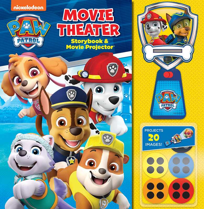 "Pawsome" Nickelodeon PAW Patrol: Movie Theater Storybook & Movie Projector by Buckley MacKenzie: Hardcover; 32 pages / English