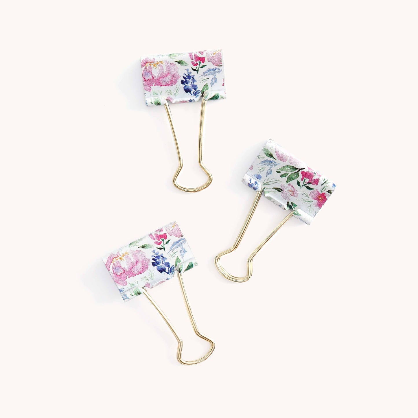 “Holding It Together” 🌸 Floral Binder Clips for Desk & Home (Set of 6) by Emily Ley