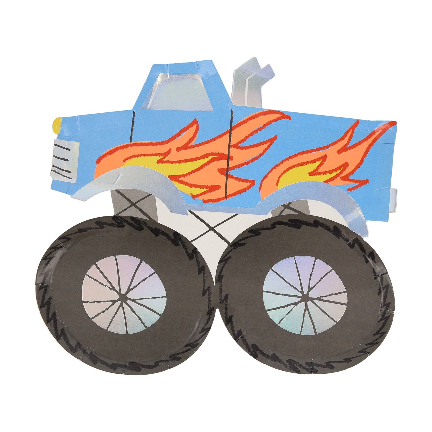 "Big Wheels" 🚛 Monster Truck Paper Plates by Meri Meri