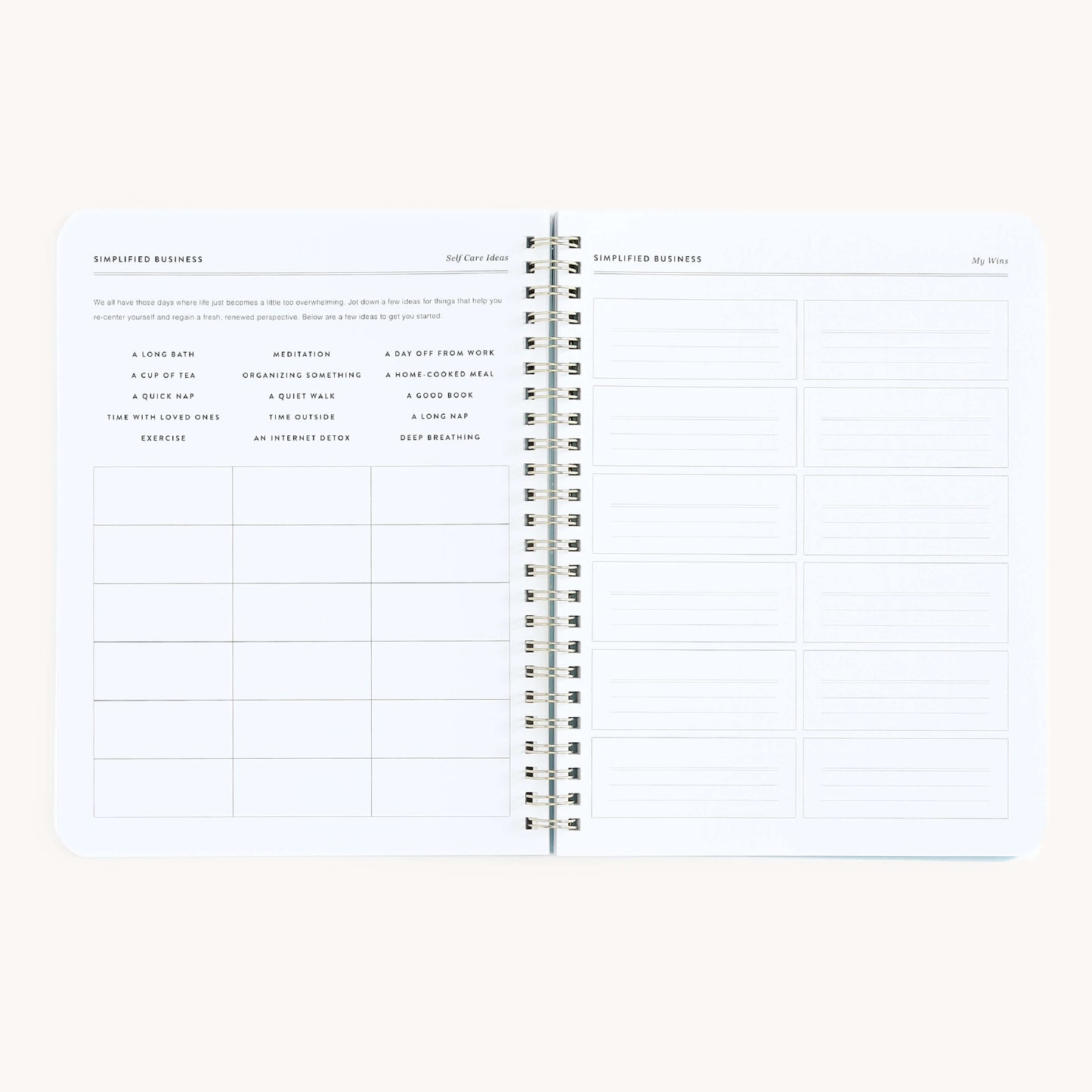 Workbook, Entrepreneurship
