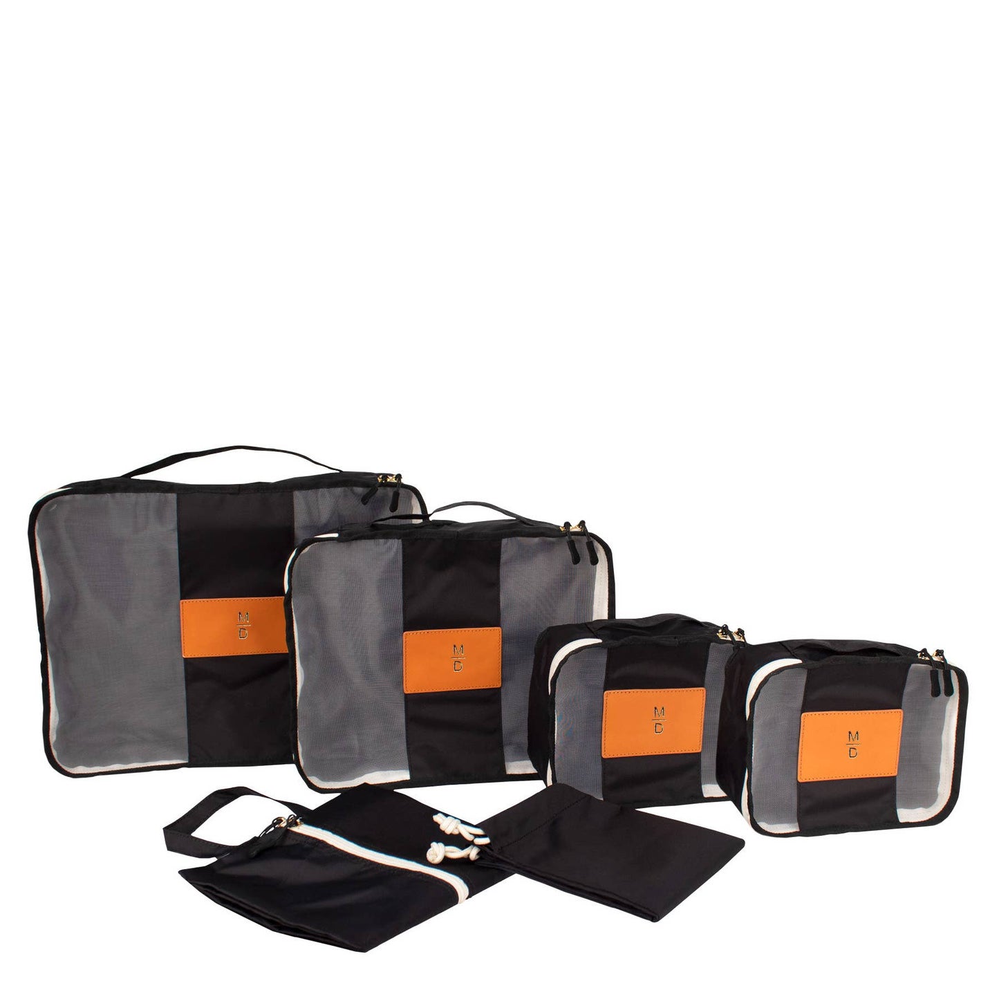 “The Patrick” 🧳 Personalized Blush Packing Cubes (6-Piece Set) by Boulevard