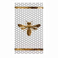 Honeybee paper guest towels with gold trim