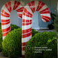 inflatable candy canes christmas decoration led lights